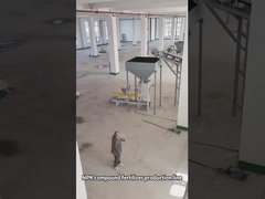 Ligne de production d'engrais composés à base de granulateur à double rouleau 4TPH en cours d'installation