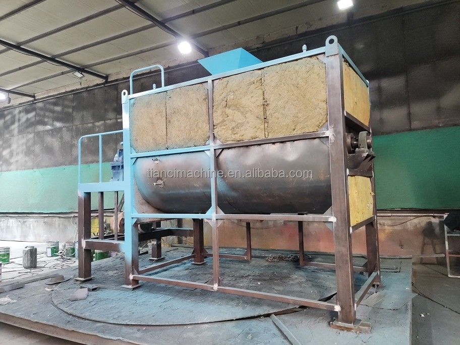 Ressources organiques réservoir de fermentation aérobie à haute température machine à compost organique 4-6 heures