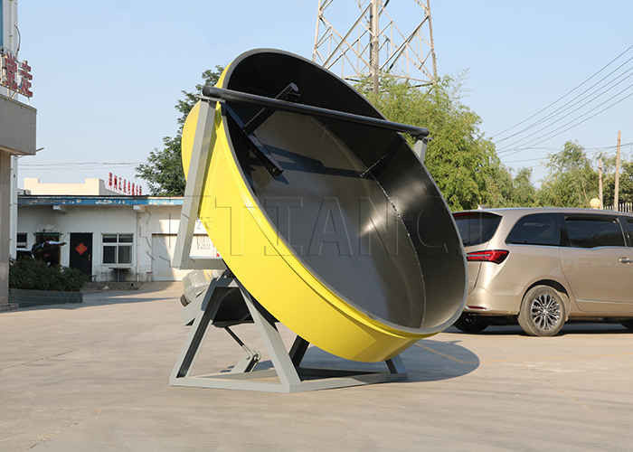 1-6T/h NPK Fertilisateur à pellet machine disque Granulateur d'engrais à 95% de taux de granulation