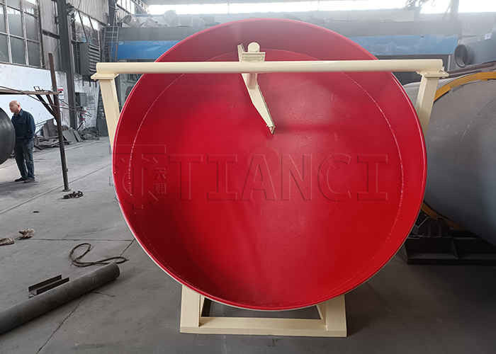 Poudre de fer à granules machine disque Granulateur d'engrais organique 0,5-6T/H