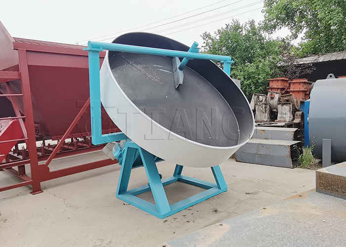 1-6T/h NPK Fertilisateur à pellet machine disque Granulateur d'engrais à 95% de taux de granulation