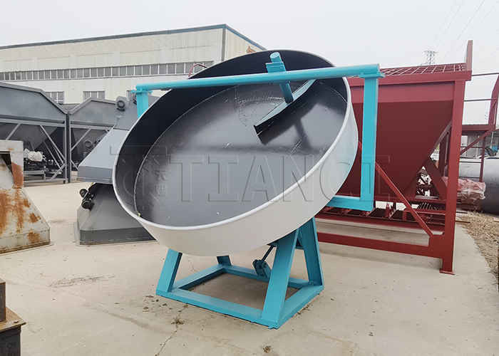 Granulateur à disque de type humide pour la fabrication de granulés de litière pour chats à base de bentonite