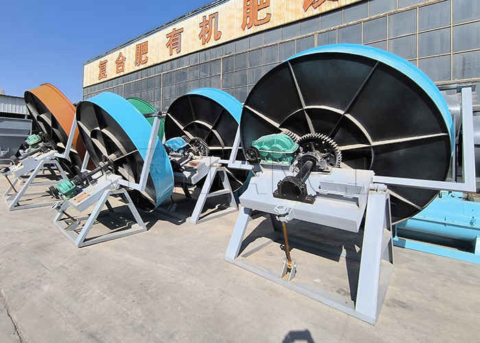Type de disque Granulé composé NPK Fabrication de granulés Équipement d'arrondissement par granulation en cuve