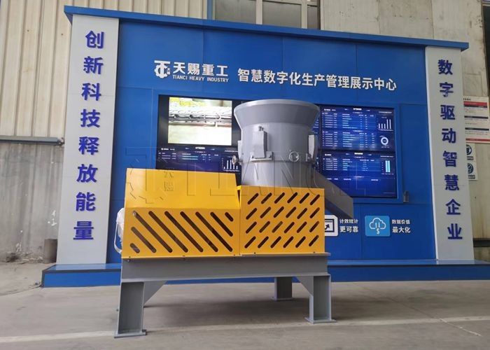 Ligne de production de granulés en forme de plaque Ligne de granulation à pression plate pour la production à grande échelle