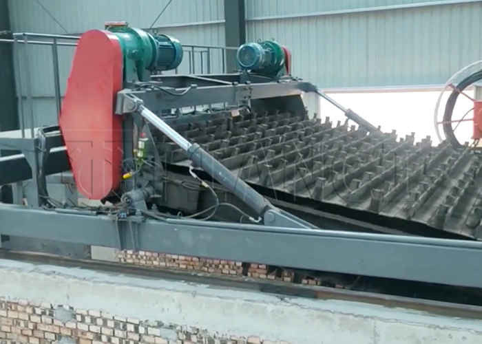 Type de plaque à chaîne électrique Compost Turner Fermentation de fumier animal Compost machine