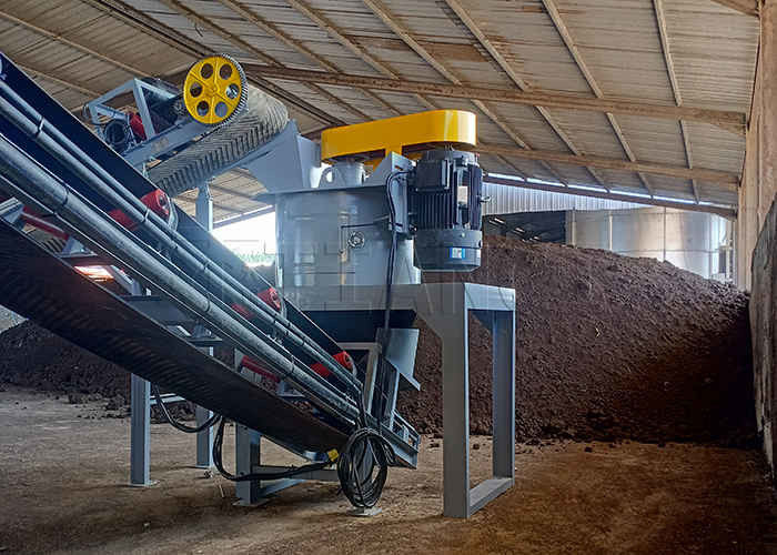 Ligne de production d'engrais composés en poudre de compost Ligne de production d'engrais organiques en poudre