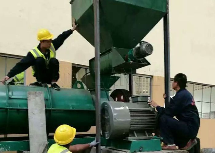 Équipement de granulation d'engrais pour le compost ligne de production machine de fabrication de granulés d'engrais organiques