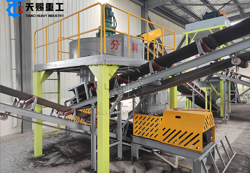 Ligne de production d'engrais biologiques pour le bétail et la volaille