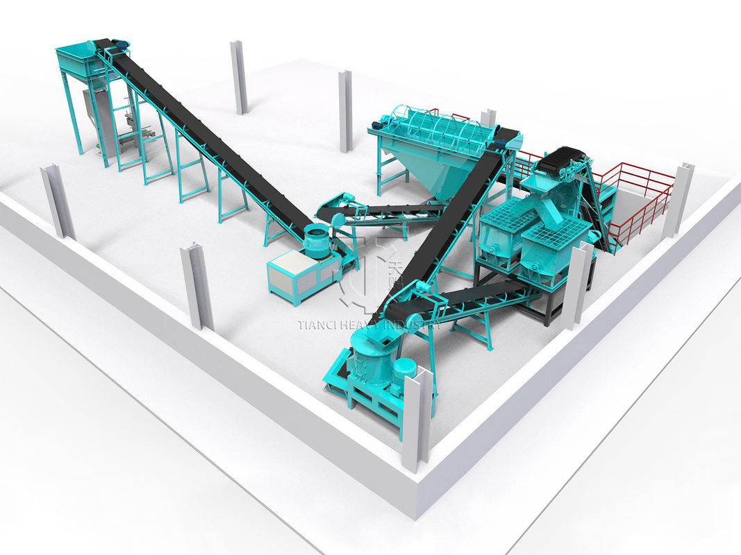 Machine de fabrication d'aliments pour poulets Ligne de production d'engrais pour volailles Équipement Ligne de production de granulateur à matrices plates