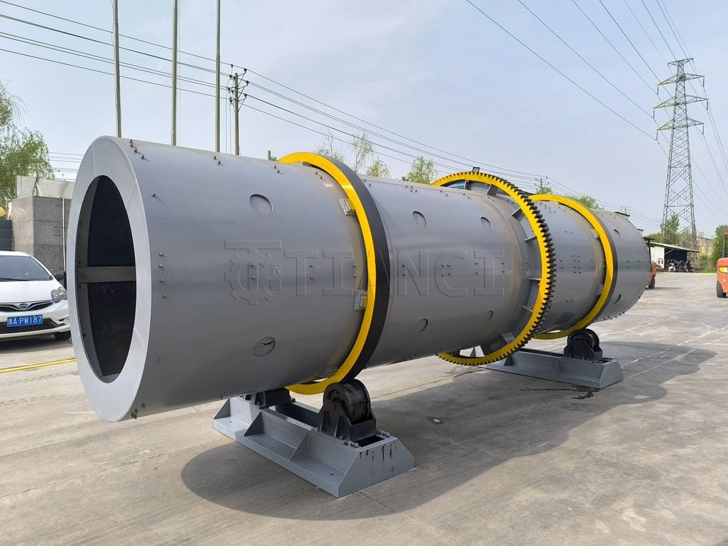 Machine de granulation de poudre d'engrais composés de grande capacité Granulateur à tambour rotatif