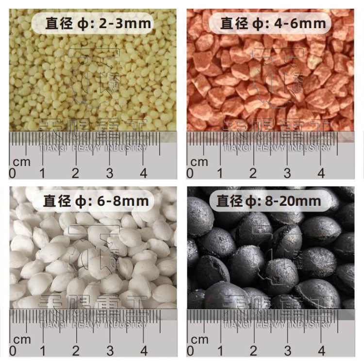 L'utilisation de la machine de granulation des granulés de fertilisants à double rouleau pour l'extrusion des granulés de fertilisants