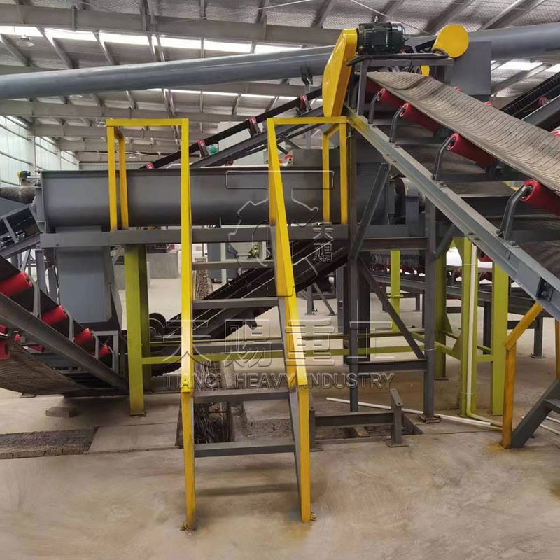 Ligne de production d'engrais organiques à base de fumier de lapin par granulation au disque