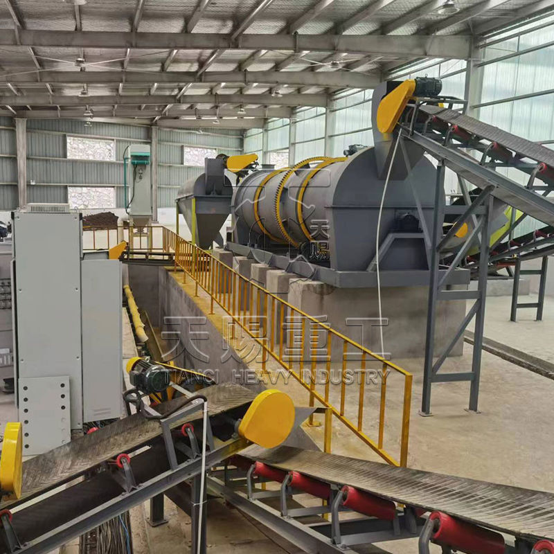 ligne de production d'engrais NPK par granulation par extrusion avec granulateur à presse à rouleaux
