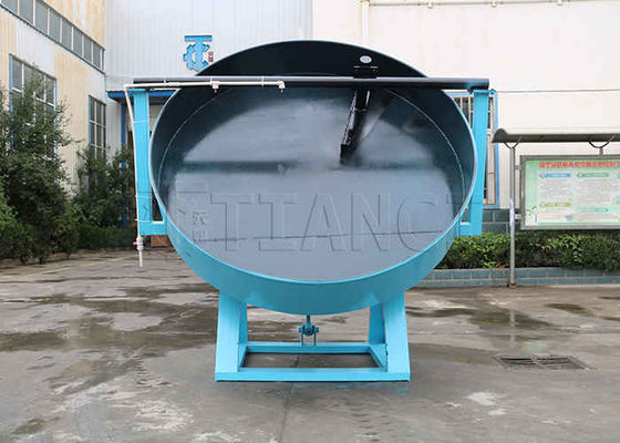 1-6T/h NPK Fertilisateur à pellet machine disque Granulateur d'engrais à 95% de taux de granulation