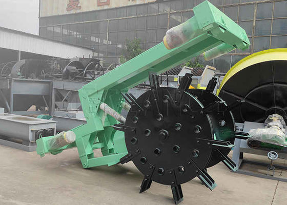 Machine de compostage des déchets organiques Tourneuse à roue de compostage à haute profondeur de retour
