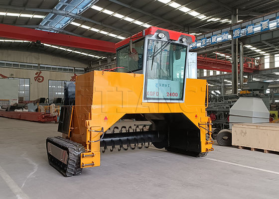 Équipement de fermentation de fumier organique - Retourneur de compost