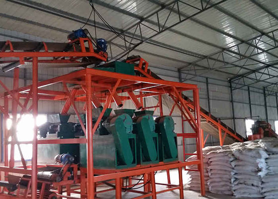 Ligne de production de granulation d'engrais Ligne de production de granulateur de presse à rouleaux de compost